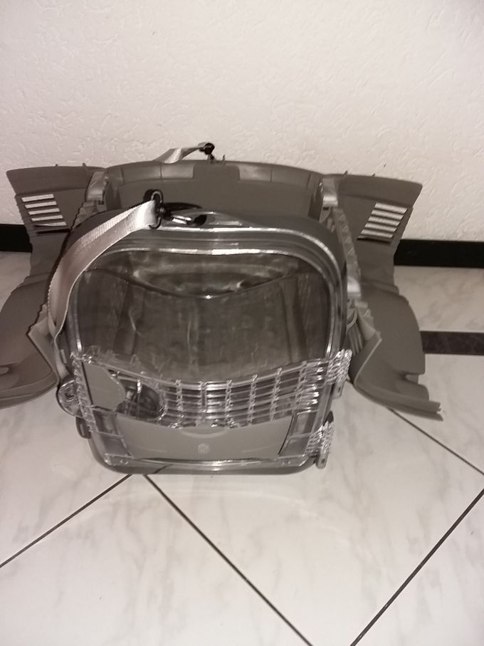 CATIT Transportbox Cabrio   Praktisches Öffnen von oben .... für den stressfreien Anfang des Urlaubes ihres Lieblings ...