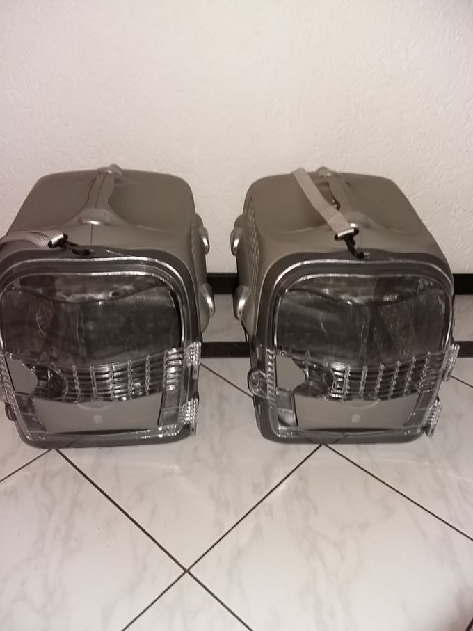 Catit Cabrio multifunktionales Transportsystem: grau-grau 

Die Catit Cabrio Transportbehälter bieten viele Vorteile, die den Transport Ihrer Katze auf Reisen wesentlich vereinfachen. Durch die durchsichtige Fronttür wird das Sichtfeld Ihrer Katze nicht eingeschränkt. Zudem kann über die Futterlucke problemlos Nahrung zugeführt werden. 

Durch den bemerkenswerten Cabrioeffekt kann nicht nur die Frontseite sondern auch die Oberseite geöffnet werden, dies sorgt für eine stressfreiere Handhabung für Besitzer und Tier. Um eine angemessene Luftzufuhr und Temperatur für die Katze zu gewährleisten befinden sich in der Decke und allen Wänden Luftlöcher. 

Die bekannte Premium-Ausführung unter den Transportbehältern gibt es jetzt in den Farben Grau, Pink/Grau und Weiß/Grau/ Türbereich Orange. Sie sind für Katzen aber auch für kleine Hunde geeignet. 

Weitere Besonderheiten:

Praktisches Öffnen von oben
Rutschfester Bodenbelag
Zum Tragen (Schulterriemen enthalten)
Mit handelsüblichem Sicherheitsgurt im Auto fixierbar
Transparente Vordertür für klare Sicht
Einfach zu handhabender Verschluß
Auch für kleine Hunde geeignet
Integrierter ergonomischer Griff
Mit Vorhängeschloss-Vorrichtung