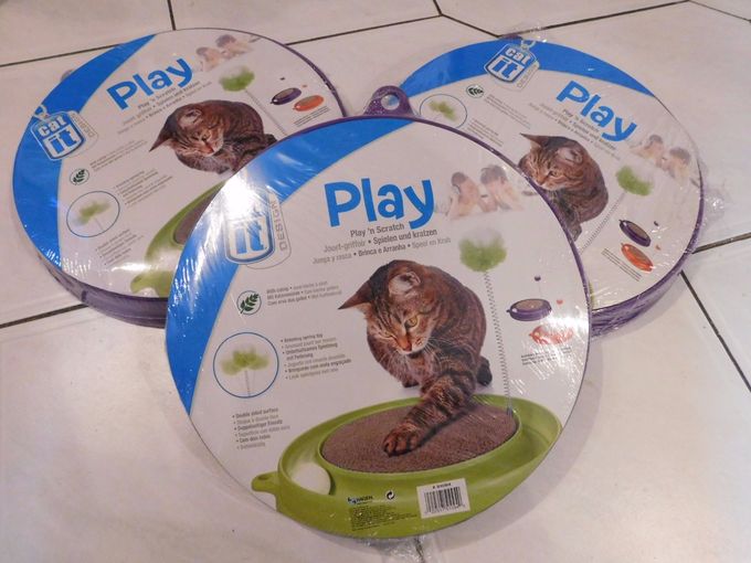 Catit Katzenspielzeug Play n Scratch mit Katzenminze